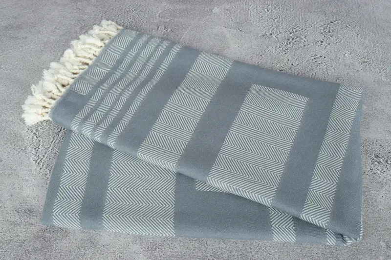 Custom Beach Towel, Soft towel, Embroidered Beach Towel, 68x38 Cotton Chevron Towel, Travel towel, Bachelorette Party Favors Beach, Peshtemal Towel - 7