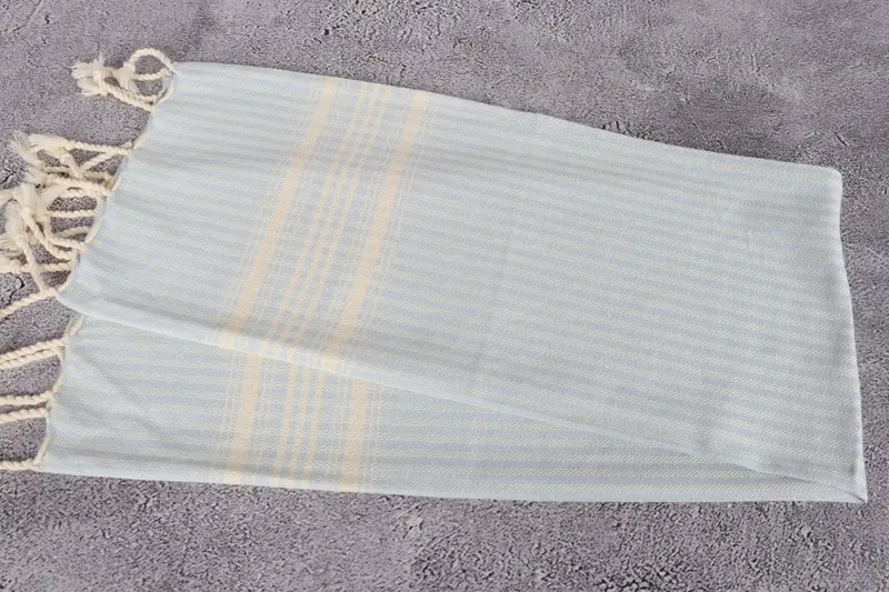 Personalized Gift, 40x18 Cotton Striped Towel, Organic Towel, Gift For Coworker, Summer Towel, Turkish Hand Towel, Personalized Dish Towel - 6