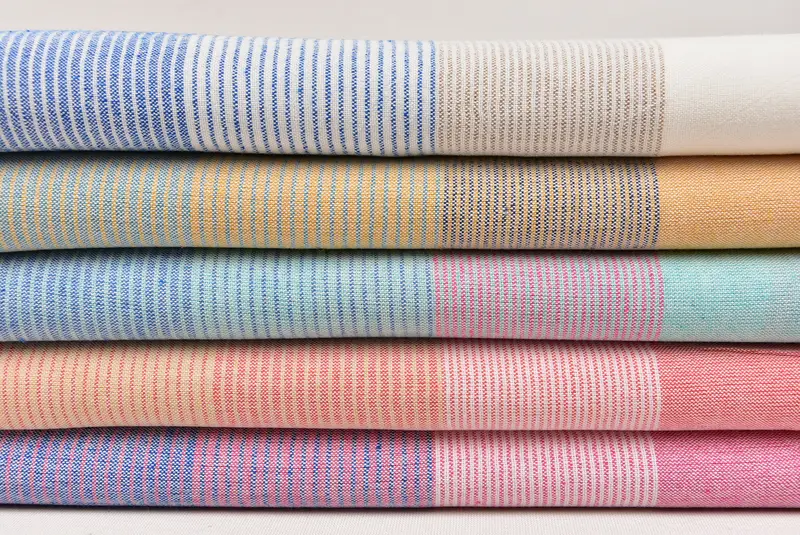 Soft organic Turkish peshtemal for luxury spa use, Home Decor Gifts, Wedding Favors, Best Friend Gift, 68x40 Cotton Striped Towel, Customized Towels - 4