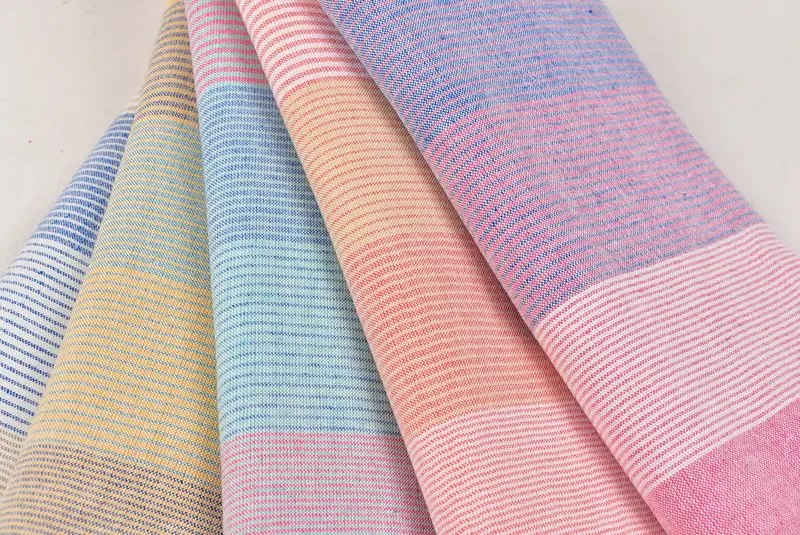 Soft organic Turkish peshtemal for luxury spa use, Home Decor Gifts, Wedding Favors, Best Friend Gift, 68x40 Cotton Striped Towel, Customized Towels - 7