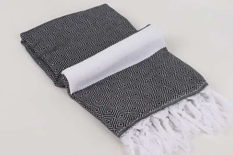 Sand-free towel, Bridal Shower Gifts, Bachelorette Party Gift, Gym Towel, 70x40 Cotton Diamond Towel, Handmade Gift, Bachelor Party Favors - 6