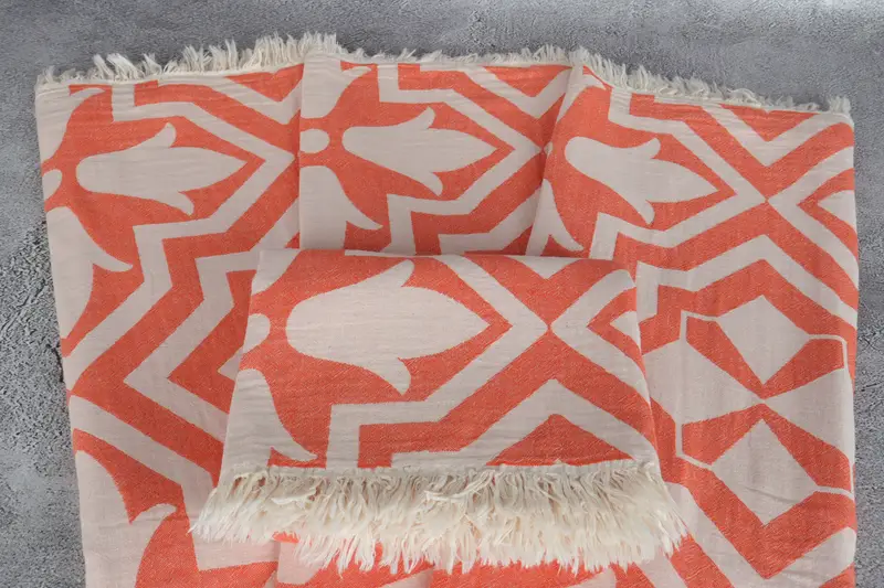 Custom Gift, Spa Gift Towel, Luxury Beach Towel, 68x36 Cotton Tulip Patterned Towel, Gift Boxes Towel, Monogrammed Beach Towel, Quick-dry peshtemal - 5