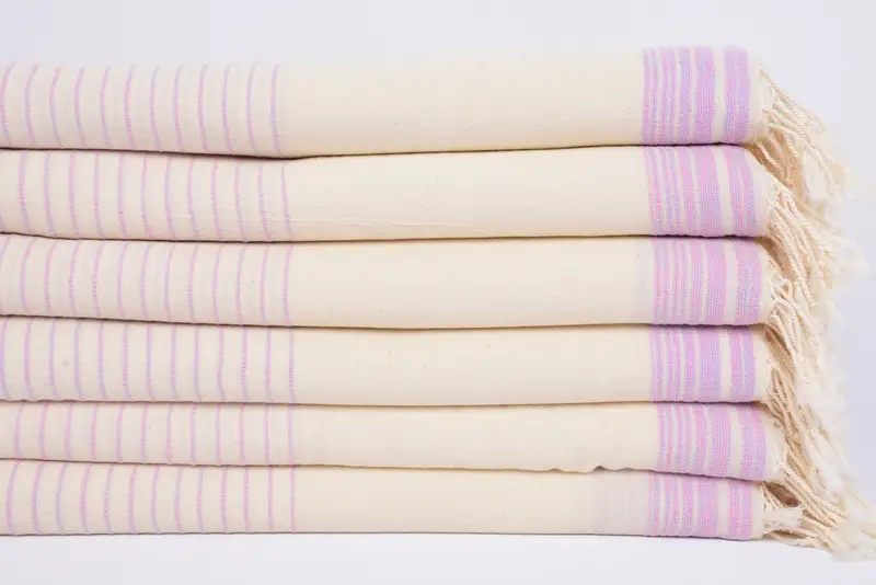 68x36 Baumwollstreifenhandtuch, sandresistentes Peshtemal, Bio-Handtuch, Sommergeschenk, Hochzeitsgeschenke Handtuch, Fitnesshandtuch, Brautdusche Gunst, Reisetuch - 3