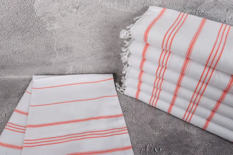 40x24 Cotton Striped Towel, Personalized Gifts, Gift For Him, Embroidery Towel, Mother Of The Groom Gift, Kitchen Towel, Personalized Gift - 2