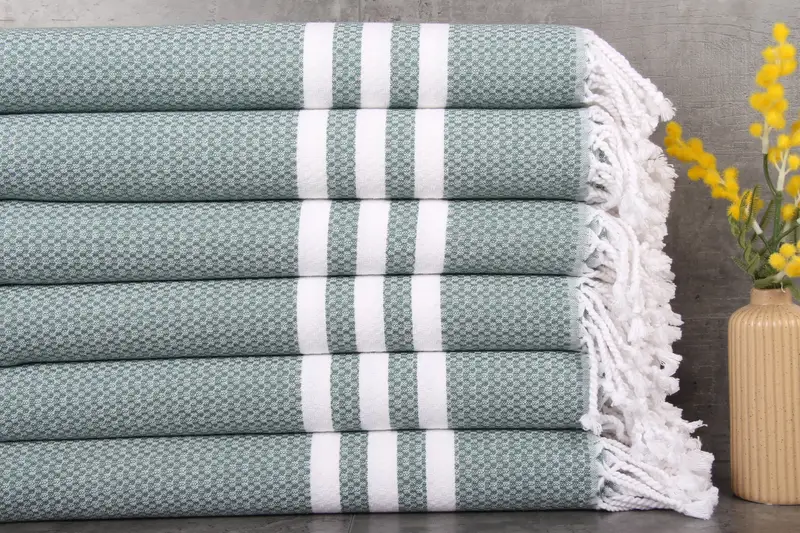 Gift For Mom, Turkish towel, Turkish Towel Personalized, 70x40 Cotton Striped Towel, Bachelorette Party Decorations, Custom Wedding Gifts - 1