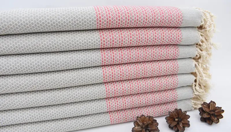Housewarming Gift, Merry Christmas Gifts, 70x40 Cotton Geometric Towel, Turkish beach towel, Personalized Bridesmaid Gift, Customized Turkish Towel - 1