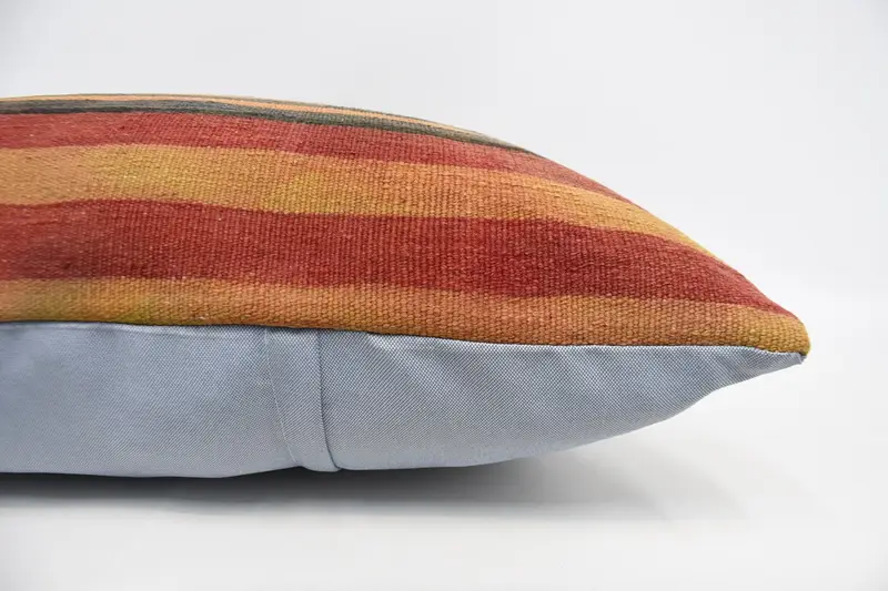 Pillow Case, 28x28 Red Cushion Cover, Vintage Kilim Pillow, Retro Throw Pillow Sham, Turkish Kilim Pillow, Comfy Throw Cushion Case, Boho Pillow - 5
