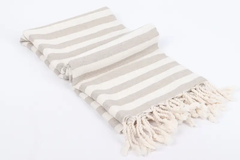 Bridesmaid Gifts, 80x36 Cotton Striped Towel, Thin and lightweight Turkish peshtemal, Gift For Coworker, Lightweight Turkish towel, Peshtemal Towel - 6