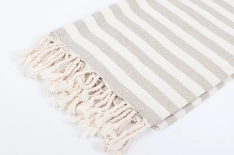 Bridesmaid Gifts, 80x36 Cotton Striped Towel, Thin and lightweight Turkish peshtemal, Gift For Coworker, Lightweight Turkish towel, Peshtemal Towel - 7