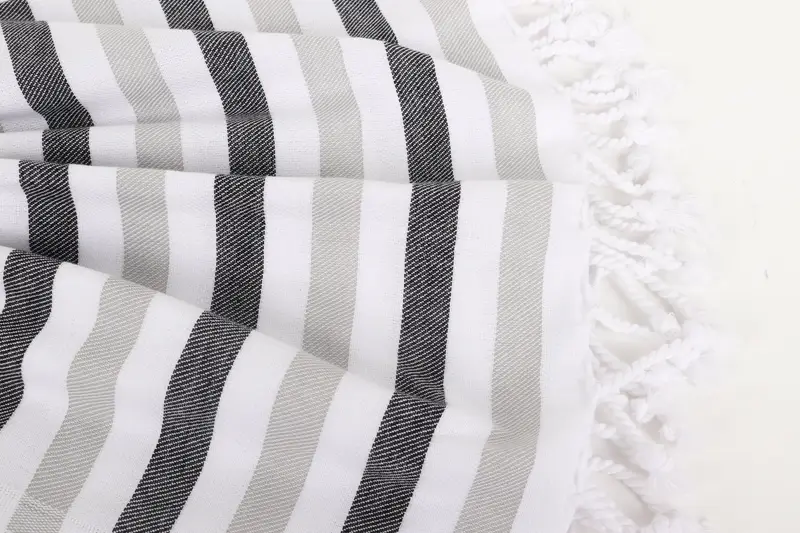 70x40 Cotton Striped Towel, Monogram Beach Towel, Personalized Gift, Turkish Towel Personalized, Welcome Wedding Gift, Monogram Turkish Towel - 8