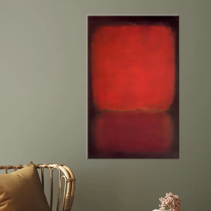 Lienzo abstracto moderno: eleva tu espacio con arte minimalista