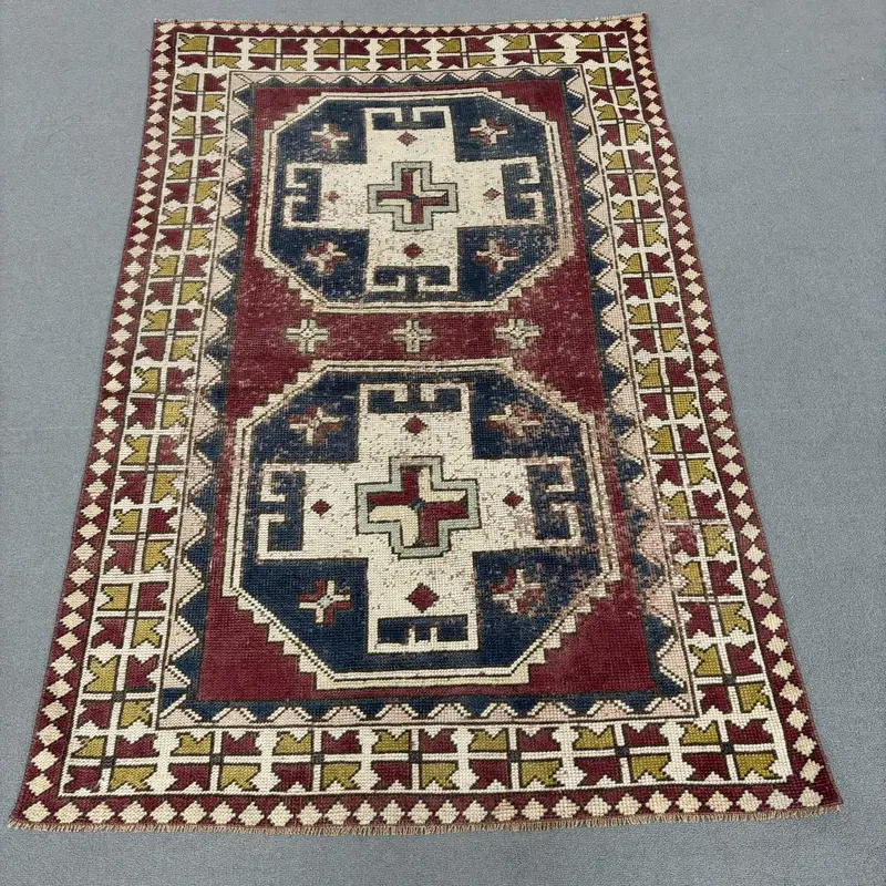 Alfombra violeta y azul, 108x160 cm Solid Comfort