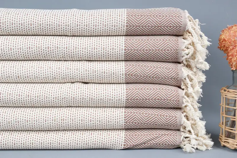 First Wedding Anniversary Gift, Gift For Him, Bridesmaid Gifts, Monogram Hand Towel, Home Gift, 36x18 Cotton Diamond Towel, Personalized Dish Towel - 2