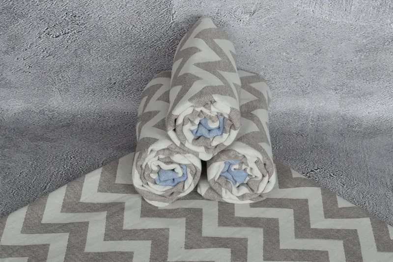 Valentines Day Gift Idea, Custom Beach Towel, Beach Towel Gift, Best Friend Gift, Eco-friendly Turkish peshtemal towel, 70x36 Cotton Geometric Towel - 8