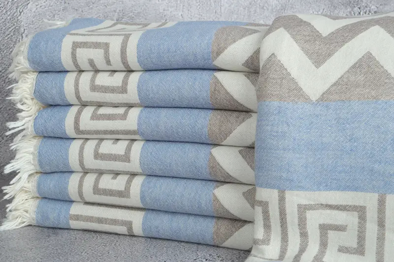Valentines Day Gift Idea, Custom Beach Towel, Beach Towel Gift, Best Friend Gift, Eco-friendly Turkish peshtemal towel, 70x36 Cotton Geometric Towel - 2