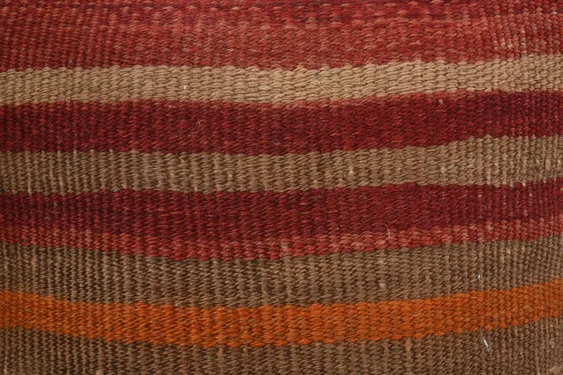 Armchair Cushion, Cushion Cover, Ethnical Kilim Rug Pillow, Gift Pillow, Office Chair Pillow Case, Vintage Kilim Pillow, 12x12 Red Cushion Cover - 3