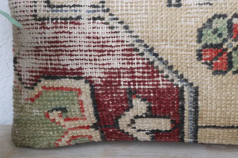 8x16 Beige Cushion, Pillow Cover, Pillow for Sofa, Vintage Kilim Throw Pillow, Custom Pillow Case, Boho Throw Pillow Sham, Vintage Pillow - 3