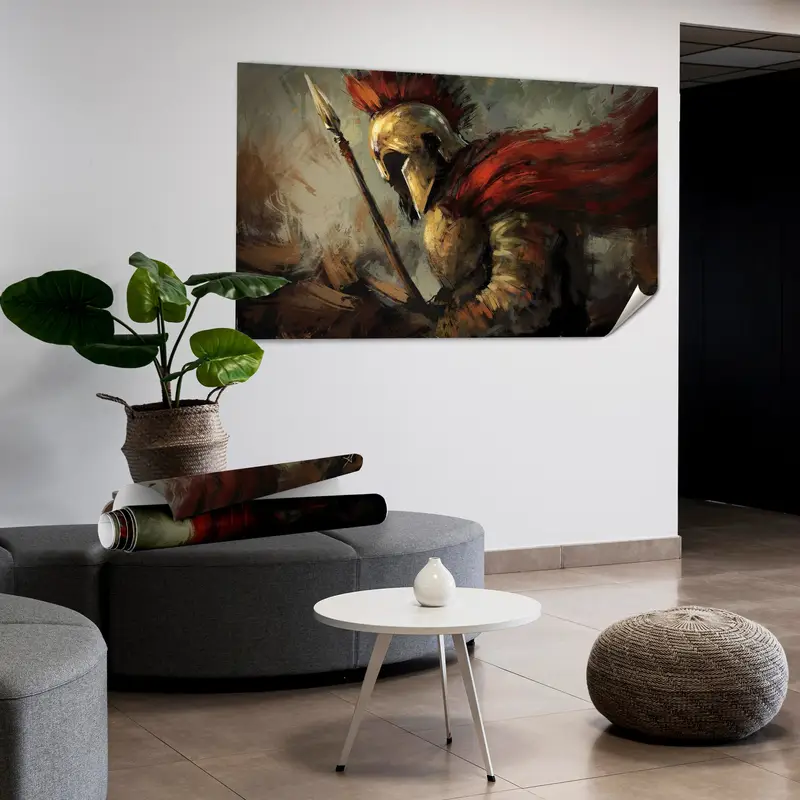 Savaşçı Spartalı Kanvas: Man Cave, Çocuk Odası Dekoru