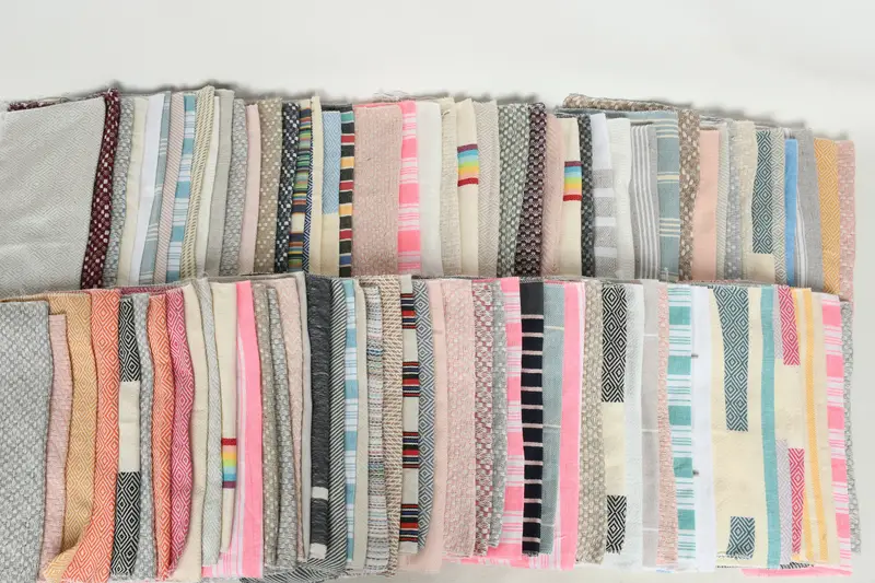 Wedding Favors オーガニックコットン ディッシュタオル、ベージュ、12x12 インチ - 1