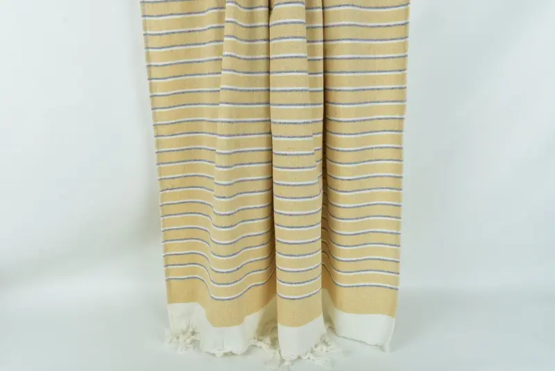 Spa Towel, Organic Turkish towel, Bath towel, Bridal Party Gifts, Gifts For Him, Extra large Turkish bath towel, 68x40 Cotton Striped Terry Towel - 8