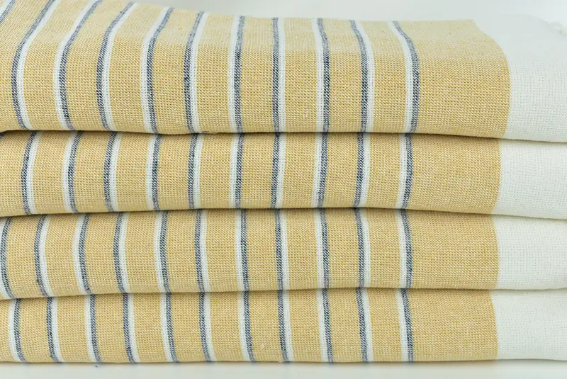 Spa Towel, Organic Turkish towel, Bath towel, Bridal Party Gifts, Gifts For Him, Extra large Turkish bath towel, 68x40 Cotton Striped Terry Towel - 2