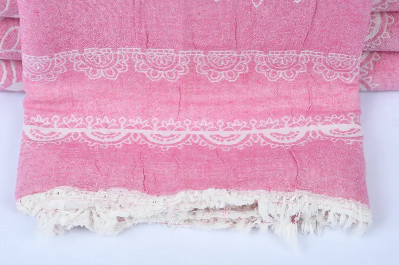 Woven Blanket, 88x80 Cotton Kilim Design Towel, Bridesmaid Gifts, Custom Blanket, Valentine Day Gift For Her, Personalized Gift For Her - 2