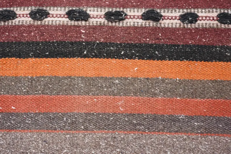 Art Deco Pillow Case, 24x24 Orange Pillow Sham, Cushion, Ethnical Kilim Rug Pillow, Boho Pillow Sham Cover, Home Decor Pillow - 3