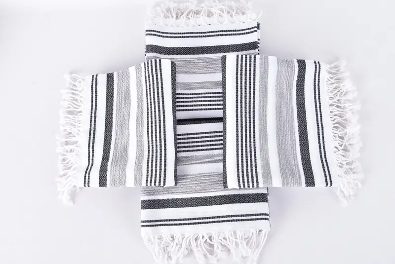 Custom monogram Turkish beach towel USA, Bachelor Gifts, Turkish hand towel, Turkish beach towel, 70x40 Cotton Striped Towel, Bridal Shower Favor - 6