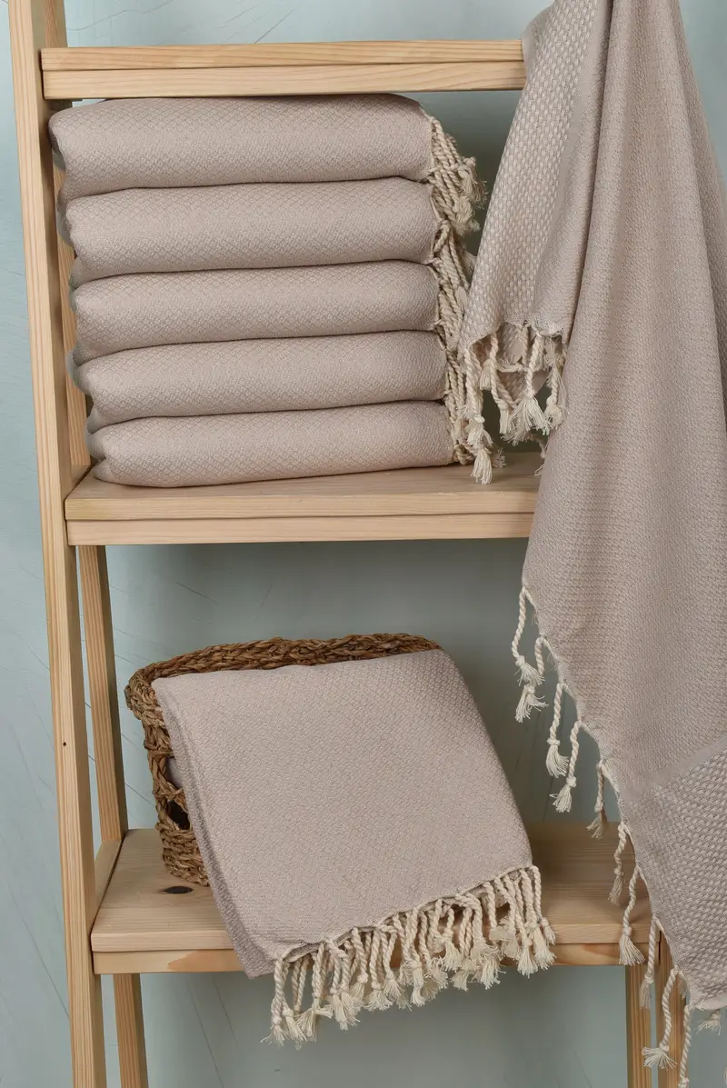 Wedding Favors, Guest Towel, Personalized Towel, Scarf Towel, Personalized Gift For Her, Personalized Turkish Towel, 64x38 Cotton Geometric Towel - 3