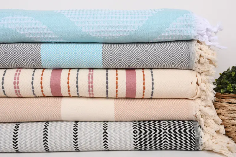 80x60 Cotton Set of 5 Towel, Bachelor Bachelorette Party Favors, Bedspread, Bachelorette Gifts, Decorative Blanket, Wedding Hand Made Gift - 3