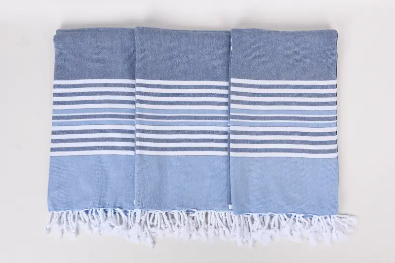 Large Turkish Towel, 68x40 Cotton Striped Towel, Wedding Gift Ideas, Custom Beach Towel, Personalized Gift, Quick-drying cotton Turkish beach towel - 7