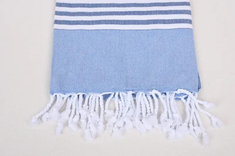 Large Turkish Towel, 68x40 Cotton Striped Towel, Wedding Gift Ideas, Custom Beach Towel, Personalized Gift, Quick-drying cotton Turkish beach towel - 3