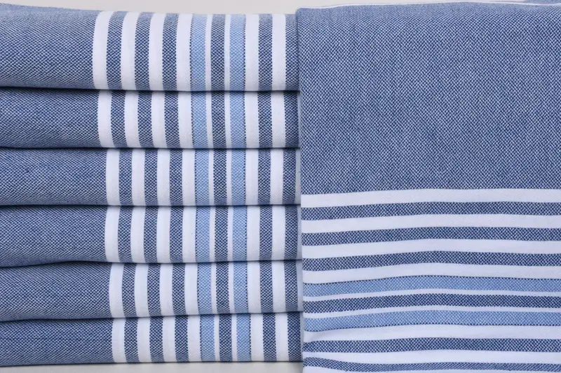 Large Turkish Towel, 68x40 Cotton Striped Towel, Wedding Gift Ideas, Custom Beach Towel, Personalized Gift, Quick-drying cotton Turkish beach towel - 1