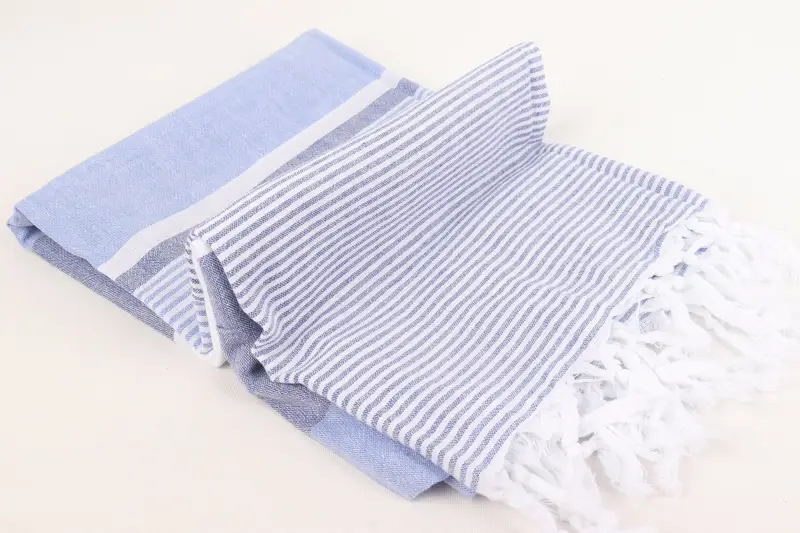 Bachelorette Party Decorations, Hammam Towel USA, Thin towel, Bridal Shower Gift, Gym Towel, 70x36 Cotton Striped Towel, Bachelorette Party Favor - 6