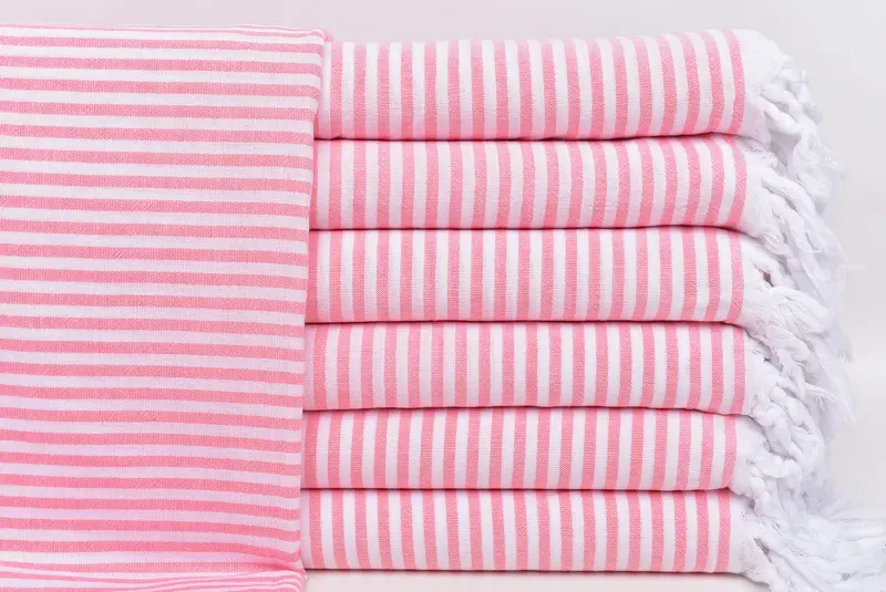Bride Gift, Turkish hand towel, Bridesmaid Gift Towel, 68x36 Cotton Striped Towel, Peshtemal Towel, Best spa Turkish towel for luxury home decor - 1
