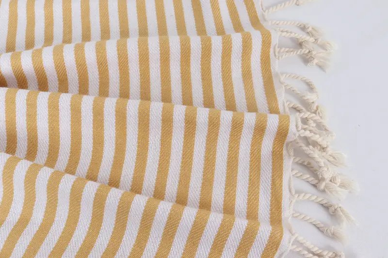 Toalla a rayas de algodón de 40x18, monograma de toalla turca, favores de boda, paño de cocina personalizado, regalo de Navidad de novio, poca de cocina turca - 8