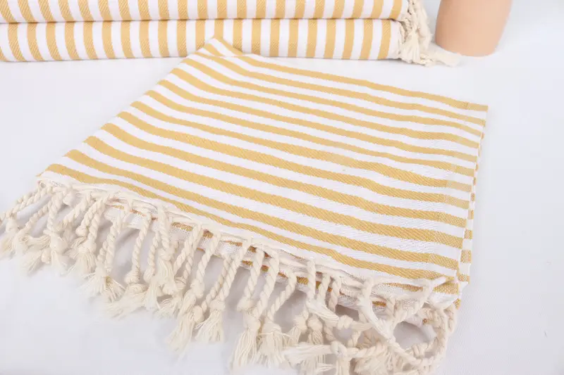 Toalla a rayas de algodón de 40x18, monograma de toalla turca, favores de boda, paño de cocina personalizado, regalo de Navidad de novio, poca de cocina turca - 5