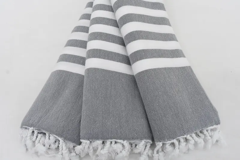 70x40 Cotton Striped Towel, Organic Cotton Towel, Turkish beach towel, Beach Towel Personalized, Peshtemal Towel, Handmade Gift, Handmade Gift - 3