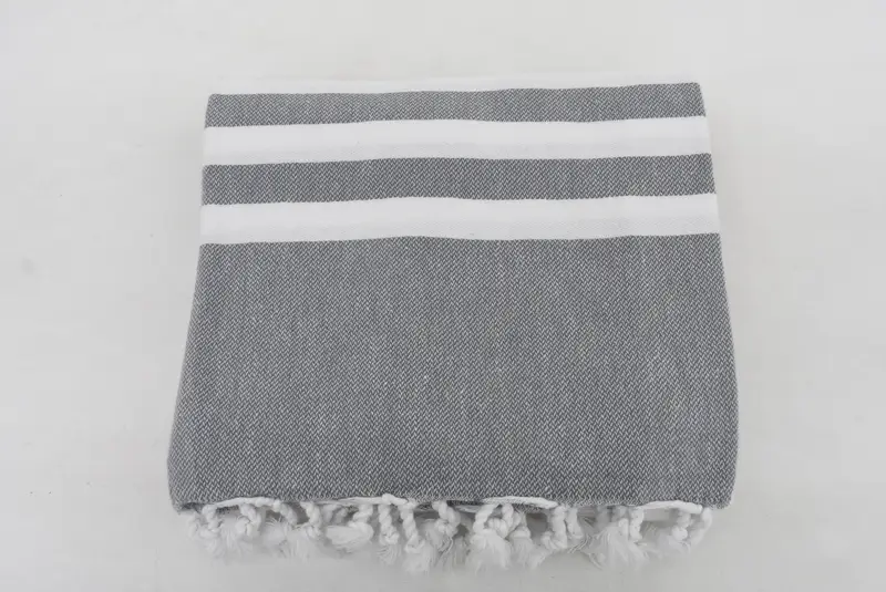70x40 Cotton Striped Towel, Organic Cotton Towel, Turkish beach towel, Beach Towel Personalized, Peshtemal Towel, Handmade Gift, Handmade Gift - 6