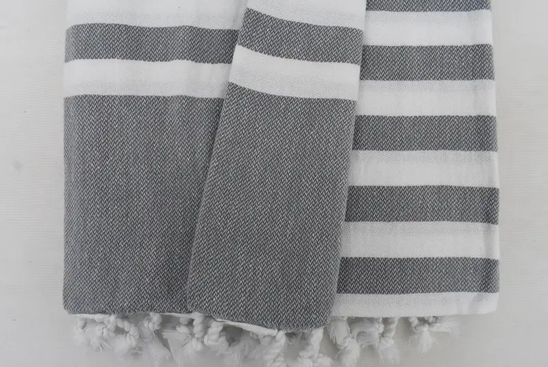 70x40 Cotton Striped Towel, Organic Cotton Towel, Turkish beach towel, Beach Towel Personalized, Peshtemal Towel, Handmade Gift, Handmade Gift - 4