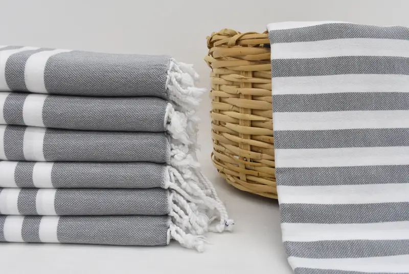 70x40 Cotton Striped Towel, Organic Cotton Towel, Turkish beach towel, Beach Towel Personalized, Peshtemal Towel, Handmade Gift, Handmade Gift - 2