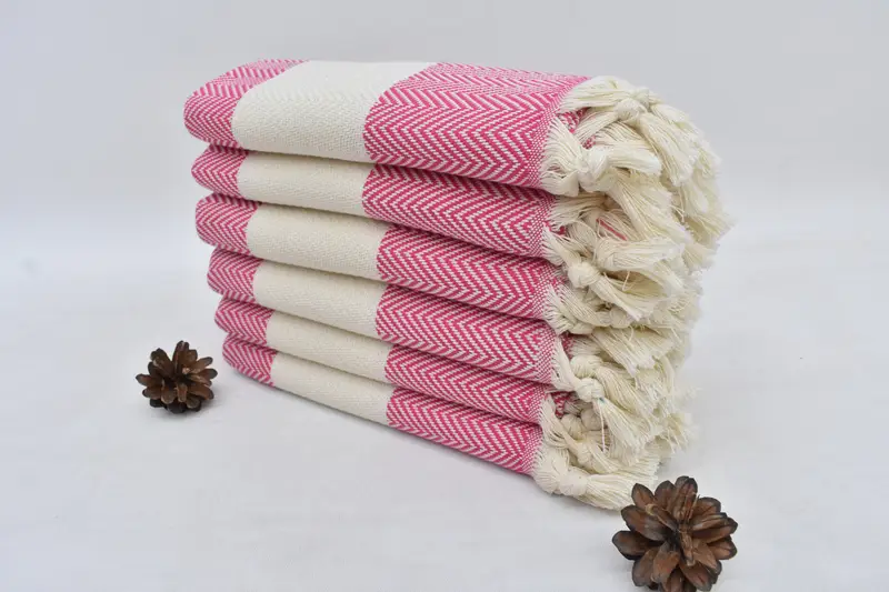 Gym Towel, Monogram Kitchen Towel, Personalized Gift, Home Decor Towel, Small Bath Towels, 36x18 Cotton Herringbone Towel, Best Friend Wedding Gift - 4