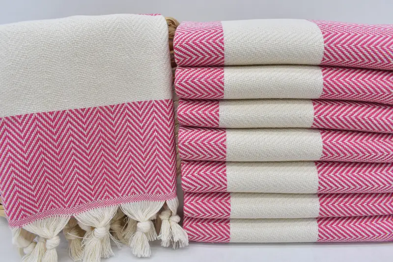 Gym Towel, Monogram Kitchen Towel, Personalized Gift, Home Decor Towel, Small Bath Towels, 36x18 Cotton Herringbone Towel, Best Friend Wedding Gift - 2