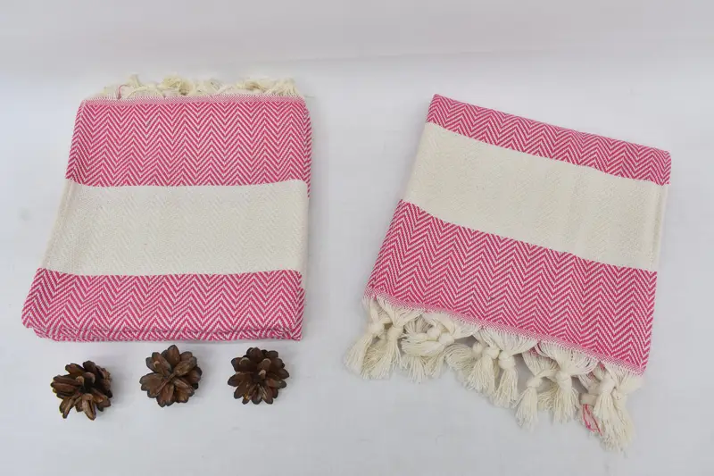 Gym Towel, Monogram Kitchen Towel, Personalized Gift, Home Decor Towel, Small Bath Towels, 36x18 Cotton Herringbone Towel, Best Friend Wedding Gift - 8