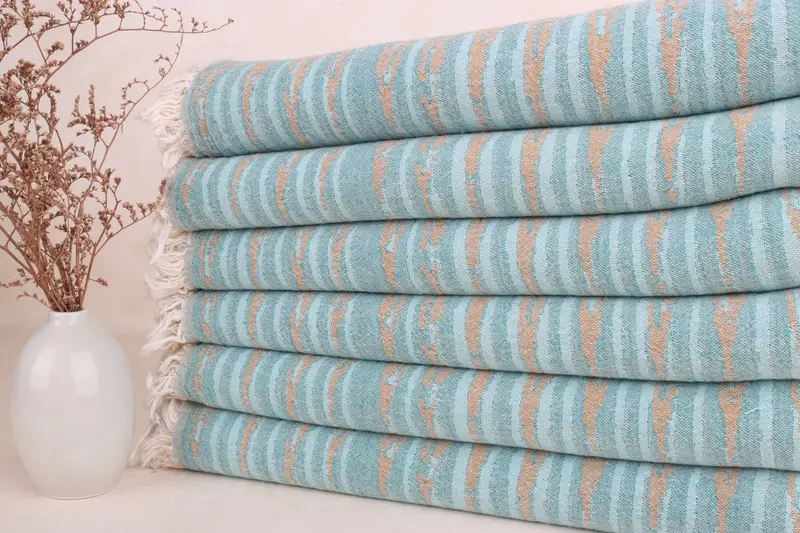 Wedding Gifts Towel, Quick-dry peshtemal, Turkish Towel Monogram, Boyfriend Christmas Gift, Housewarming Gift, 70x40 Cotton Patterned Towel - 2