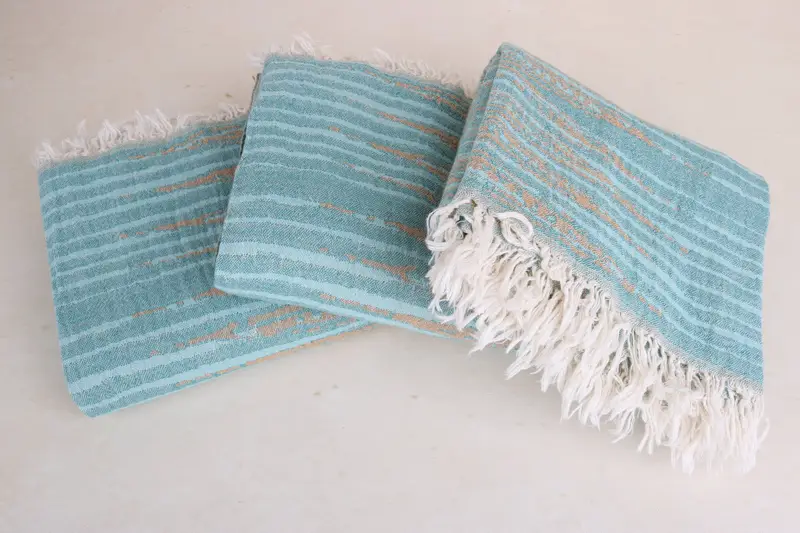 Wedding Gifts Towel, Quick-dry peshtemal, Turkish Towel Monogram, Boyfriend Christmas Gift, Housewarming Gift, 70x40 Cotton Patterned Towel - 4