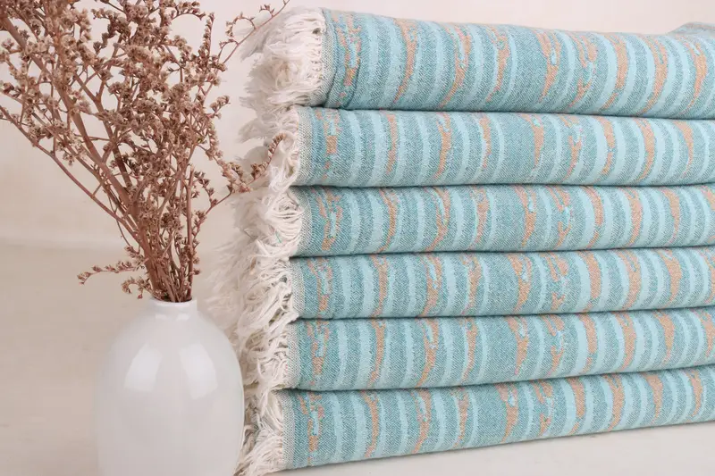 Wedding Gifts Towel, Quick-dry peshtemal, Turkish Towel Monogram, Boyfriend Christmas Gift, Housewarming Gift, 70x40 Cotton Patterned Towel - 3