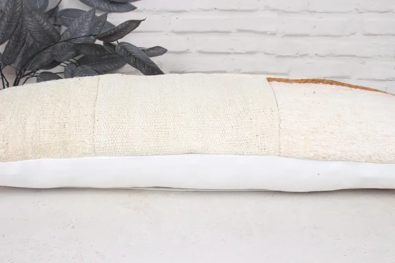 Pillow for Sofa, 12x36 White Pillow Case, Interior Designer Pillow, Vintage Pillow, Comfy Throw Cushion, Pillow, Ottoman Pillow Sham - 5