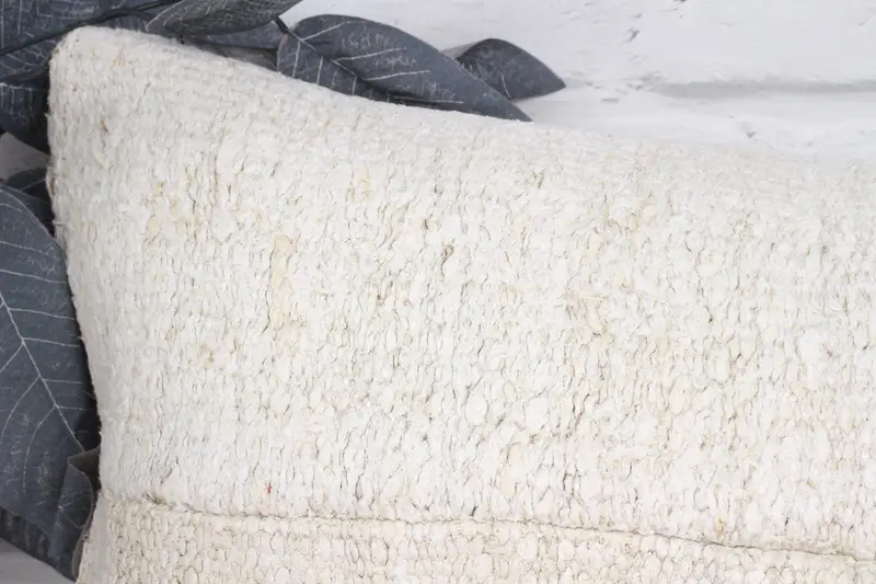 Pillow for Sofa, 12x36 White Pillow Case, Interior Designer Pillow, Vintage Pillow, Comfy Throw Cushion, Pillow, Ottoman Pillow Sham - 2