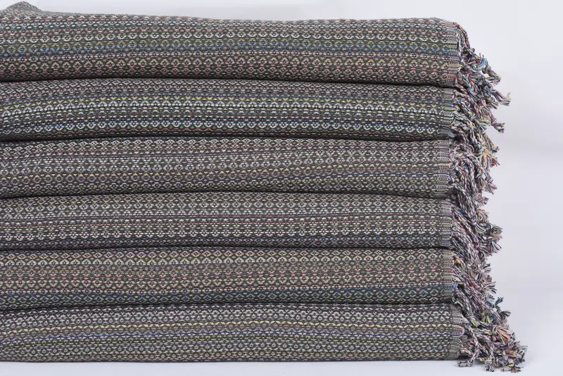 Turkish beach towel, Gift Boxes Towel, Turkish hand towel, 70x40 Cotton Colorful Diamond Towel, Best Wedding Gift, Gym Towel, Bridal Shower Favors - 3